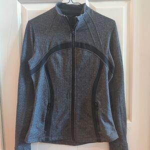 Lululemon Define Jacket in Herringbone Grey